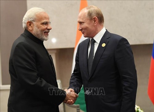 Russian President visits in India - ảnh 1