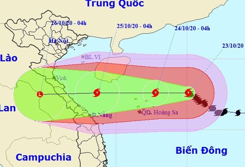 Typhoon Saudel forecast to weaken as it approaches Vietnamese coast - ảnh 1