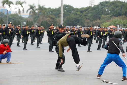 Forces ready to ensure safety for 13th National Party Congress - ảnh 1