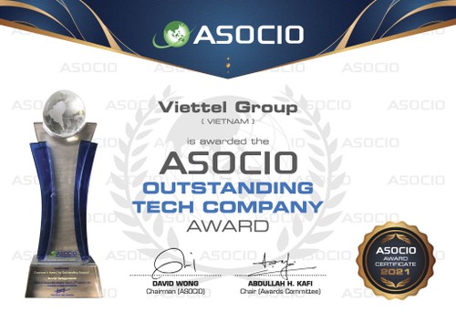 Viettel wins ASOCIO Award for 2021 - ảnh 1