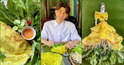 Fashion collection made from southern delicacies receives Vietnam record - ảnh 9