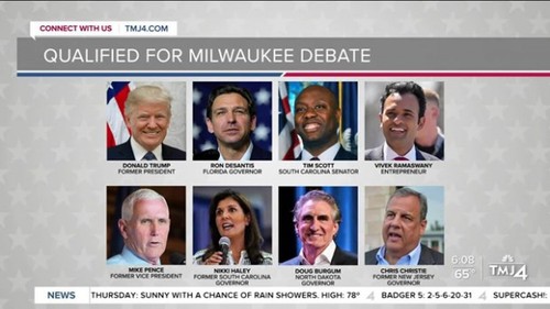 Eight Republican candidates to participate in the first presidential debate - ảnh 1