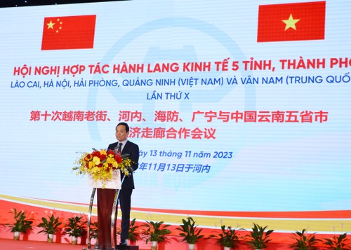 Conference promotes economic corridor cooperation between Vietnamese, Chinese localities - ảnh 1