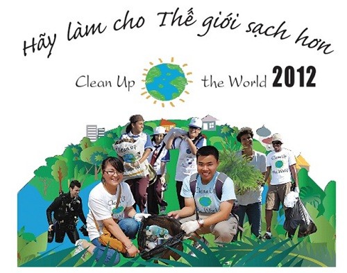 Việt Nam hưởng ứng Chiến dịch Làm cho thế giới sạch hơn năm 2012   - ảnh 1