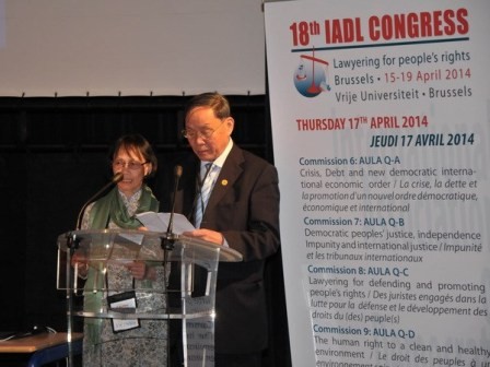 Việt Nam tham dự Đại hội Hội luật gia dân chủ quốc tế tại Bỉ  - ảnh 1