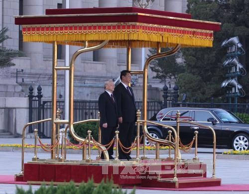 Truyền thông Trung Quốc đưa đậm nét chuyến thăm của Tổng Bí thư Nguyễn Phú Trọng - ảnh 1