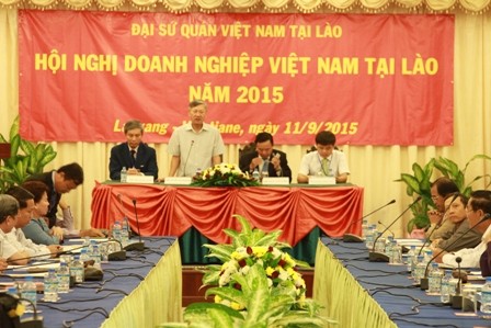 Hội nghị gặp gỡ doanh nghiệp Việt Nam tại Lào - ảnh 1