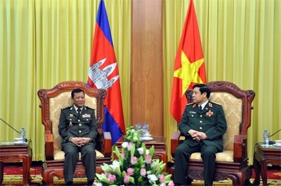 Tăng cường hợp tác giữa quân đội hai nước Việt Nam và Campuchia  - ảnh 1
