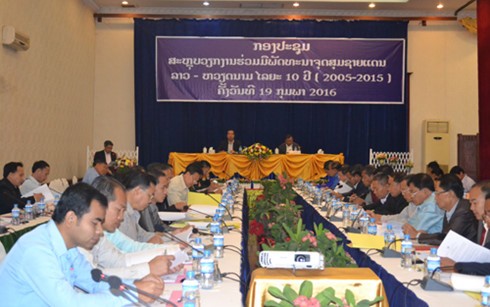  Việt - Lào xây dựng khu vực biên giới ổn định và phát triển - ảnh 1