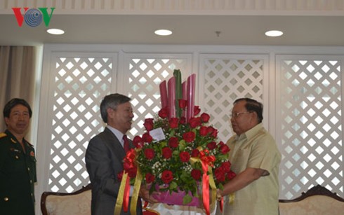 Đại sứ Việt Nam chúc mừng tân Chủ tịch Lào Bounnhang Volachith  - ảnh 1