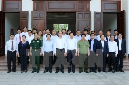 Chủ tịch nước Trần Đại Quang: Tỉnh Điện Biên cần đẩy mạnh tốc độ tăng trưởng kinh tế - ảnh 1