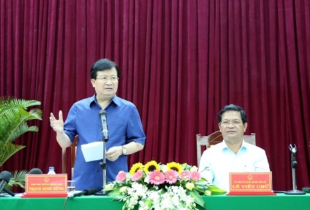 Phó Thủ tướng Trịnh Đình Dũng thăm và làm việc tại tỉnh Quảng Ngãi  - ảnh 1