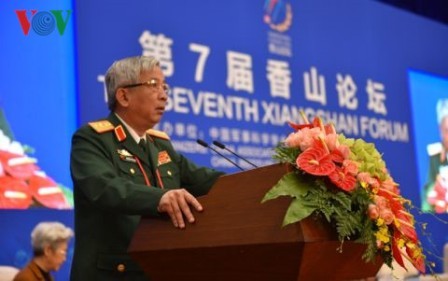 Đoàn đại biểu Quân sự cấp cao Việt Nam tham dự diễn đàn Hương Sơn (Trung Quốc) lần thứ 7 - ảnh 2