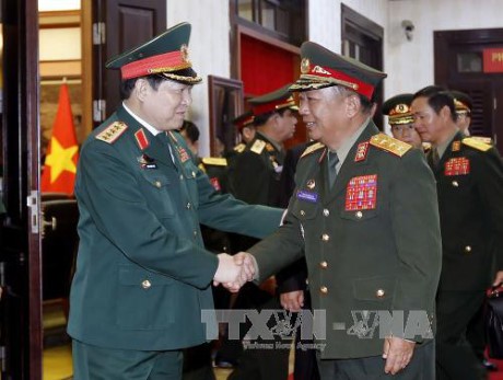 Đại tướng Ngô Xuân Lịch dự Hội nghị hẹp Bộ trưởng Quốc phòng các nước ASEAN tại Lào  - ảnh 1