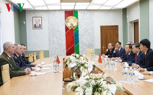 Bộ trưởng Bộ Công an Tô Lâm thăm và làm việc tại Belarus  - ảnh 1