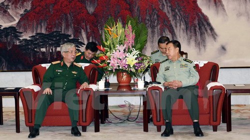 Phó Chủ tịch Quân ủy Trung ương Trung Quốc tiếp Thượng tướng Nguyễn Chí Vịnh - ảnh 1