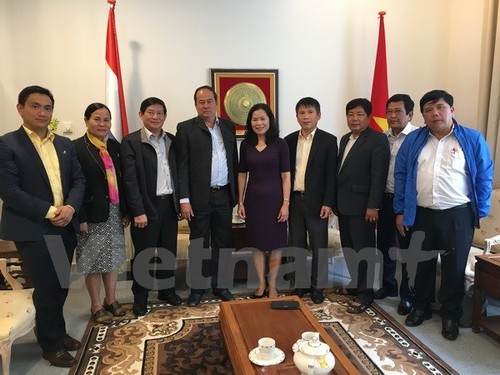 Đại sứ Việt Nam tại Hà Lan Ngô Thị Hòa tiếp đoàn đại biểu tỉnh An Giang thăm làm việc tại Hà Lan - ảnh 1