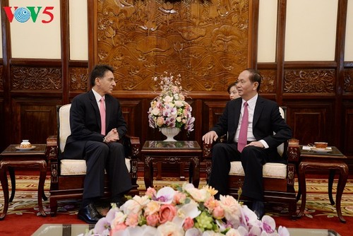 Chủ tịch nước Trần Đại Quang tiếp các Đại sứ trình Quốc thư - ảnh 3