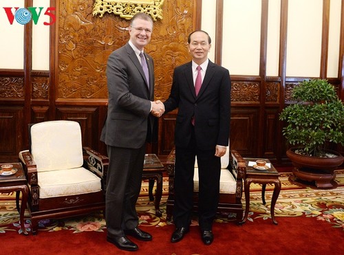 Chủ tịch nước Trần Đại Quang tiếp các Đại sứ trình Quốc thư - ảnh 4