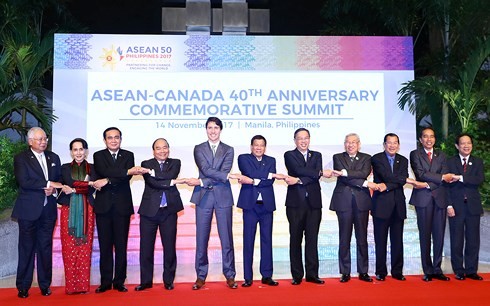 Thủ tướng Nguyễn Xuân Phúc dự Hội nghị Cấp cao kỷ niệm 40 năm quan hệ ASEAN-Canada, ASEAN-EU - ảnh 1