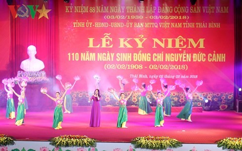 Lễ kỷ niệm 110 năm Ngày sinh ông Nguyễn Đức Cảnh, lãnh tụ tiền bối tiêu biểu của ĐCSVN - ảnh 2