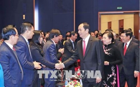 Chủ tịch nước Trần Đại Quang: Tổ quốc luôn chào đón những người con thân yêu trở về đất Mẹ - ảnh 1