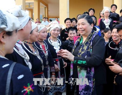 Phó Chủ tịch Quốc hội Tòng Thị Phóng thăm, làm việc tại tỉnh Tuyên Quang  - ảnh 1