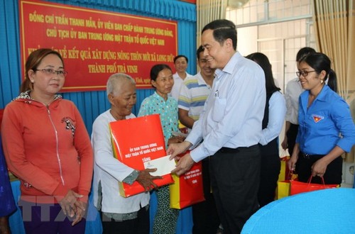 Chủ tịch UBTWMTTQ Trần Thanh Mẫn chúc Tết Chôl Chnăm Thmây đồng bào dân tộc Khmer tại Cần Thơ - ảnh 1
