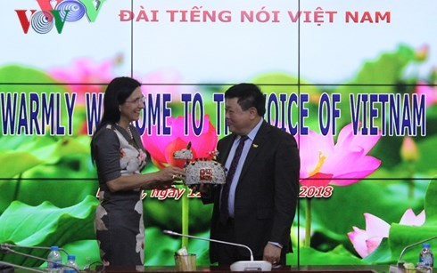 Tổng Giám đốc VOV Nguyễn Thế Kỷ tiếp Đoàn cán bộ cấp cao Tập đoàn DELL - ảnh 4