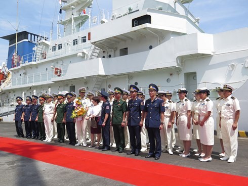 Tàu Lực lượng bảo vệ bờ biển Nhật Bản thăm xã giao thành phố Đà Nẵng  - ảnh 1
