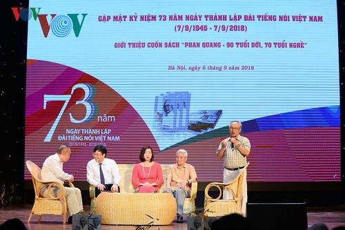 Gặp mặt kỷ niệm 73 năm thành lập Đài TNVN và giới thiệu cuốn sách “Phan Quang – 90 tuổi đời, 70 tuổi nghề” - ảnh 3