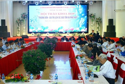 Kỷ niệm 50 năm sự kiện Truông Bồn: Hội thảo “Truông Bồn - Giá trị lịch sử, bảo tồn và phát huy” - ảnh 1