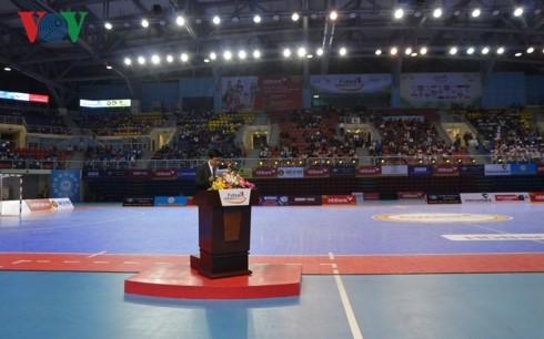 Hơn 3.000 khán giả dự Lễ khai mạc giải Futsal HDBank Cúp Quốc gia 2018 - ảnh 1