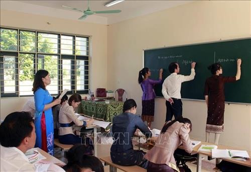 Hiệu quả từ mô hình dạy và học tiếng Việt cho lưu học sinh Lào  - ảnh 1