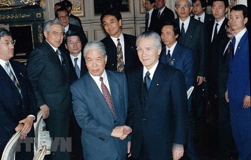 Nhật Bản truy tặng Huân chương Mặt trời mọc cho Cố Tổng Bí thư Đỗ Mười - ảnh 1