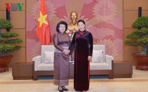 Chủ tịch Quốc hội Nguyễn Thị Kim Ngân tiếp Phó Chủ tịch thứ hai Quốc hội Campuchia - ảnh 1