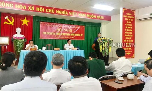 Chủ tịch Quốc hội Nguyễn Thị Kim Ngân tiếp xúc cử tri tại Quận Ninh Kiều, Thành phố Cần Thơ - ảnh 1