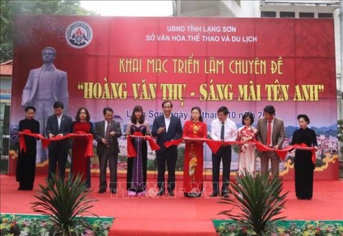 Khai mạc Triển lãm chuyên đề “Hoàng Văn Thụ - Sáng mãi tên anh”  - ảnh 1