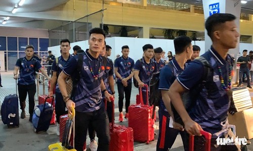 U22 Việt Nam và đội tuyển nữ quốc gia đã có mặt ở Manila - ảnh 1