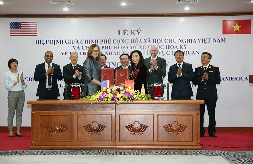 Phó Thủ tướng Vương Đình Huệ dự Lễ ký Hiệp định giữa Chính phủ Việt Nam và Chính phủ Hoa Kỳ - ảnh 1