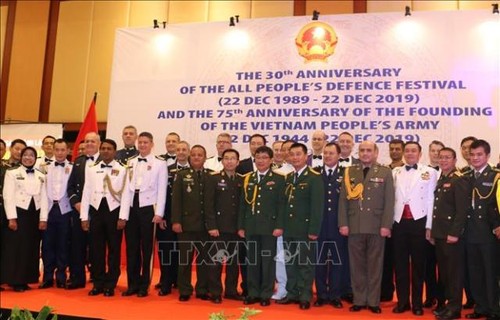 Kỷ niệm 75 năm thành lập Quân đội nhân dân Việt Nam tại Indonesia  - ảnh 1
