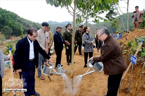 Thường trực Ban bí thư Trần Quốc Vượng dự Lễ phát động Tết trồng cây tại Tuyên Quang - ảnh 1