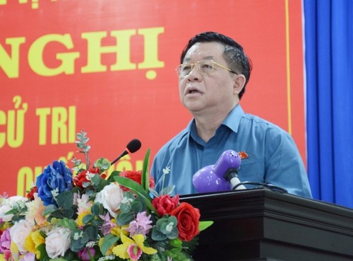 Trưởng ban Tuyên giáo Trung ương tiếp xúc cử tri Tây Ninh - ảnh 1