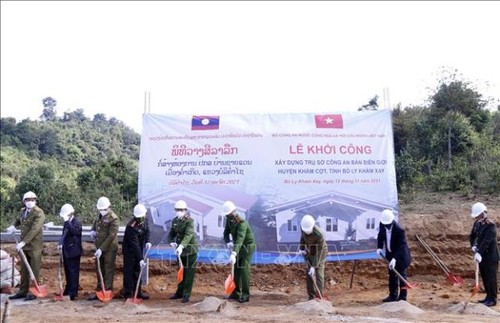 Bộ Công an Việt Nam hỗ trợ Lào xây dựng các trụ sở công an bản dọc 10 tỉnh giáp biên - ảnh 1