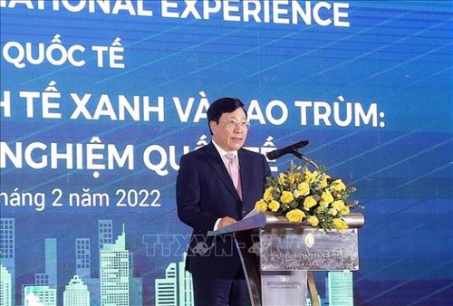Việt Nam mong muốn chia sẻ tầm nhìn và kinh nghiệm quốc tế trong phục hồi kinh tế-xã hội xanh, bền vững - ảnh 1