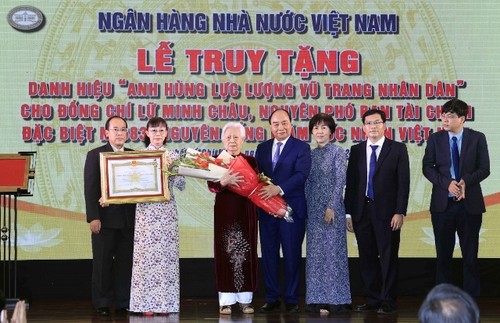 Truy tặng Danh hiệu Anh hùng LLVTND cho nguyên Tổng Giám đốc NHNN Việt Nam Lữ Minh Châu - ảnh 1