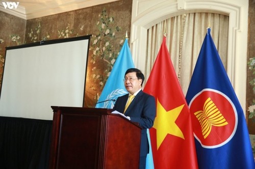 Phó Thủ tướng Phạm Bình Minh chủ trì sự kiện kỷ niệm 77 năm Quốc khánh và 45 năm quan hệ Việt Nam – Liên hợp quốc - ảnh 1