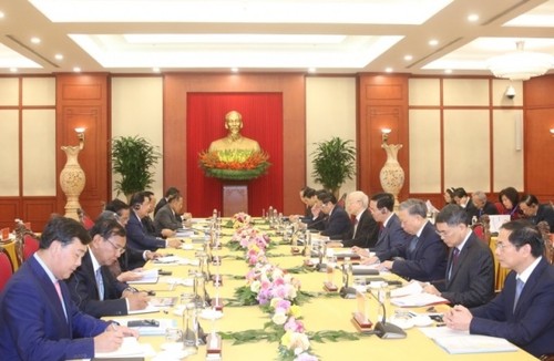 Tăng cường quan hệ hợp tác giữa Đảng Cộng sản Việt Nam và Đảng Nhân dân Campuchia - ảnh 1