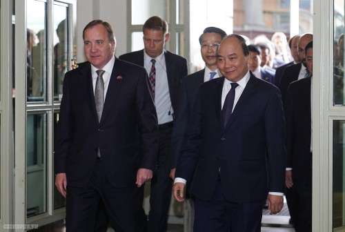 Thủ tướng Nguyễn Xuân Phúc hội đàm với Thủ tướng Thụy Điển - ảnh 1