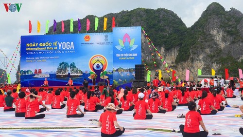 3.000 người đồng diễn yoga bên vịnh Hạ Long - ảnh 10